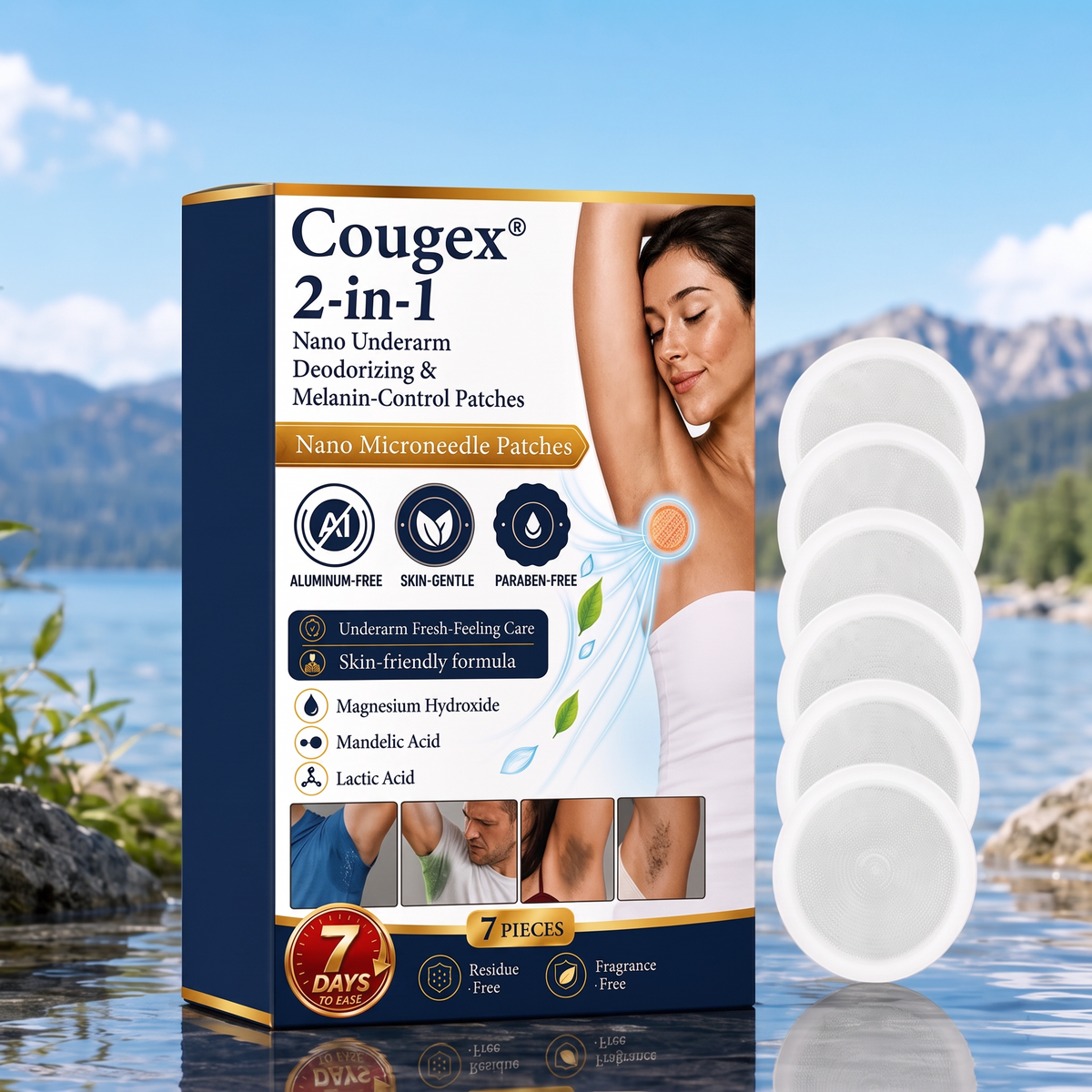 Underarm Deodorizing & Melanin-Control Patches
