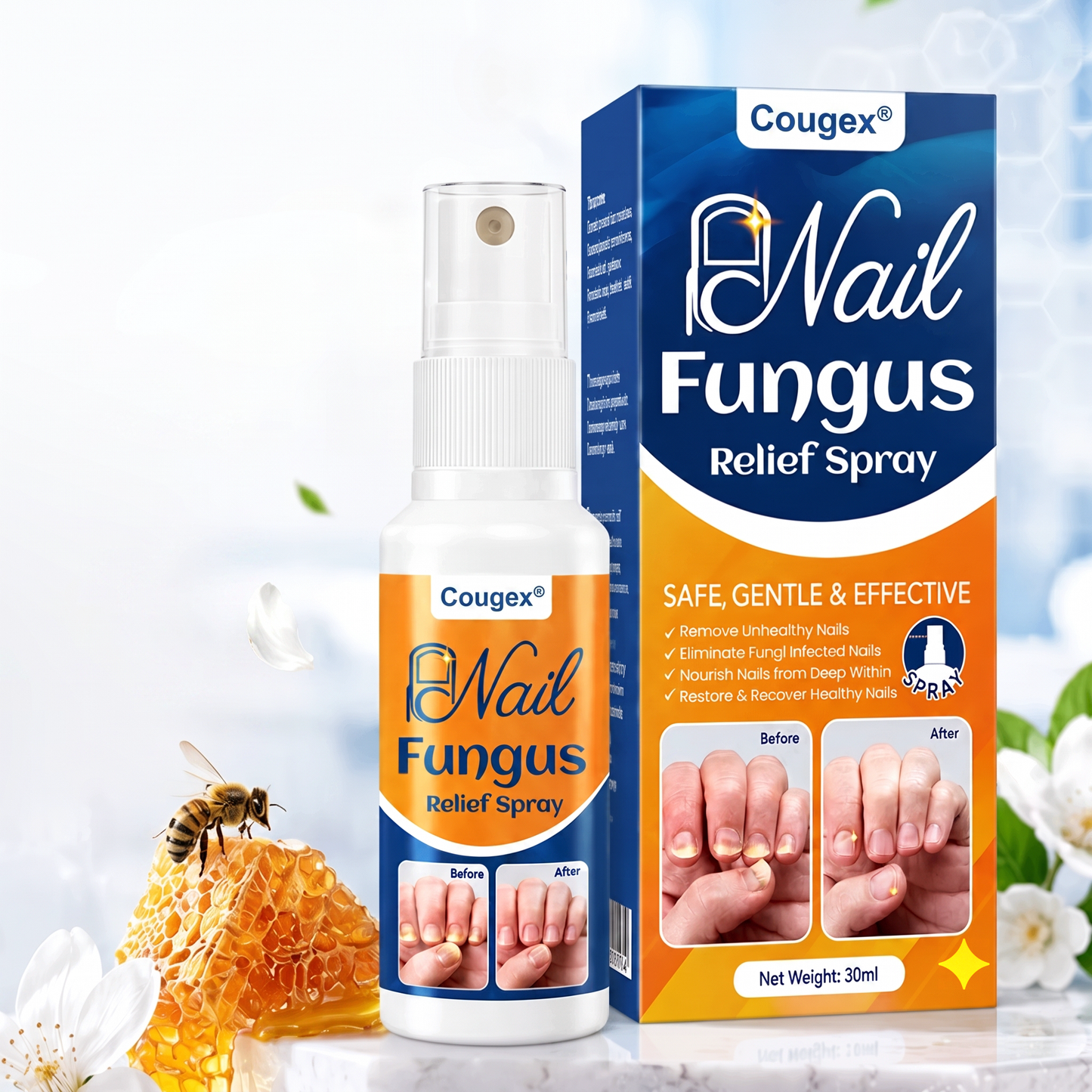 Nail fungus relief spray
