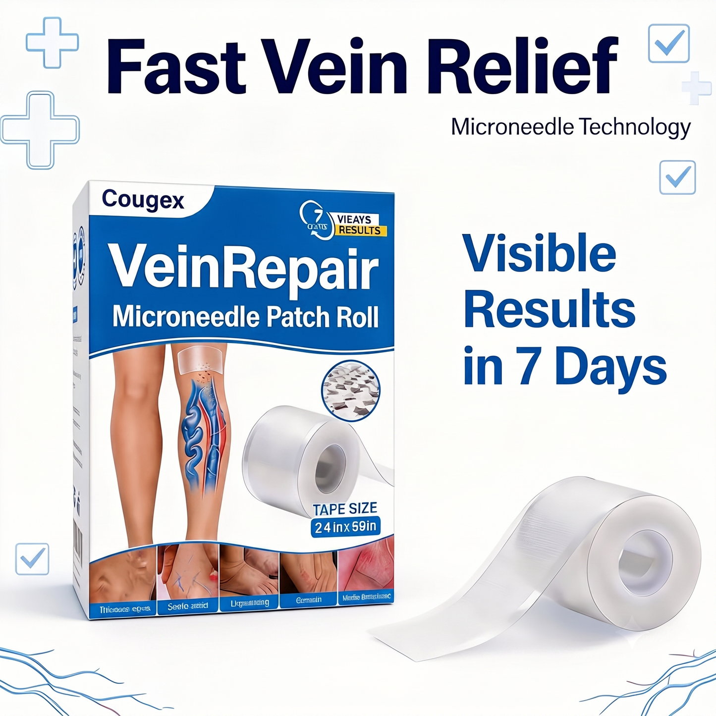 Micronthteedle Vein Repair Patch